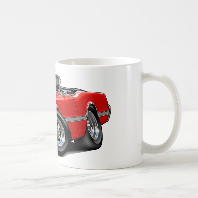 Olds Macheten-rotes Kabriolett 1966 Tasse (Rechts)