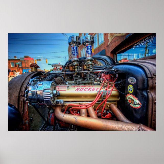 Olds Rocket Poster (Vorne)