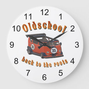 Oldschool Speed - ​ zurück an die Wurzeln! Große Wanduhr