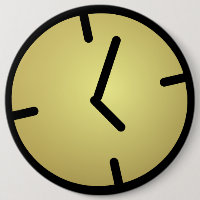 Oldskool Uhr-Abzeichen