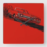 Oldsmobile 442 Vintage Plakatwiedergabe 1964