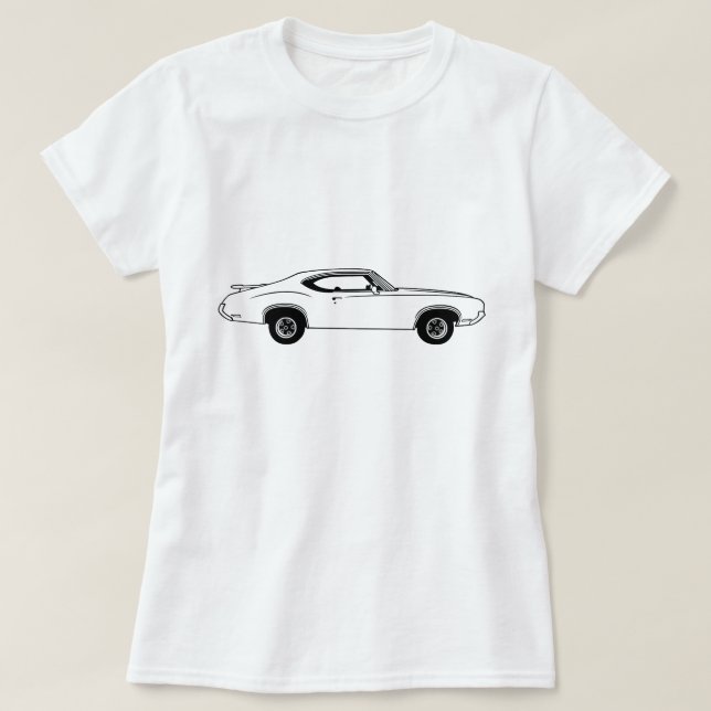OLDSMOBILE CUTLASS 1970 T-Shirt (Design vorne)