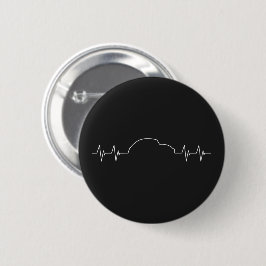 Oldtimer 2cv Retro Heartbeat Button