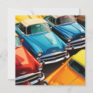 Oldtimer-Autos Muster