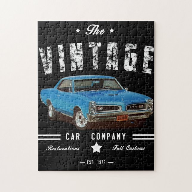 Oldtimer-Autounternehmen GTO Puzzle (Vertikal)