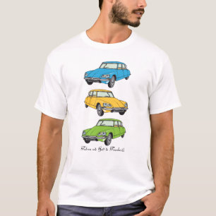 Oldtimer Citroen DS19 Wie gott in Frankreich T-Shirt