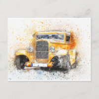Oldtimer der Postkarte