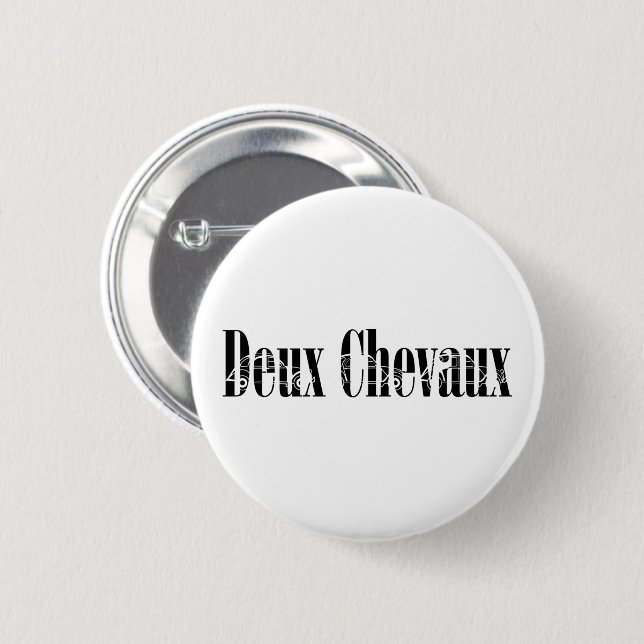 Oldtimer Deux Chevaux 2CV Ente Button (Vorne & Hinten)