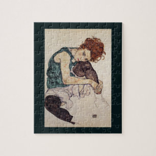 Oldtimer Egon Schiele Österreichische Malerin 1917 Puzzle
