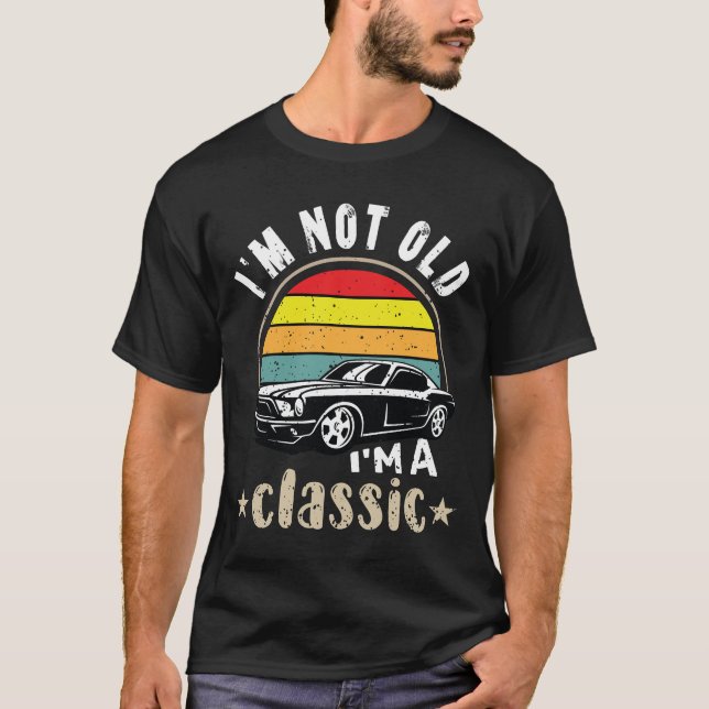 Oldtimer-Fan Ich bin nicht alt, ich bin ein Klassi T-Shirt (Vorderseite)