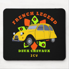 Oldtimer Französische Legende 2cv Deux Chevaux Mousepad