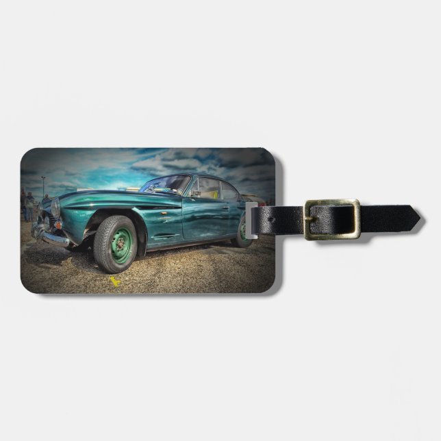 Oldtimer Gepäckanhänger (Vorderseite horizontal)