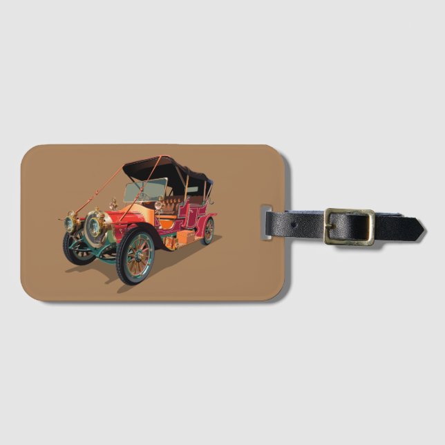Oldtimer Gepäckanhänger (Vorderseite (Horizontal))