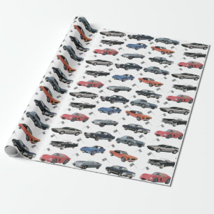 Oldtimer geschenkpapier
