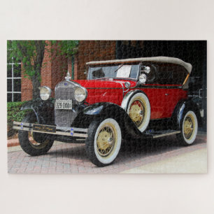 Oldtimer-Hintergrund Puzzle