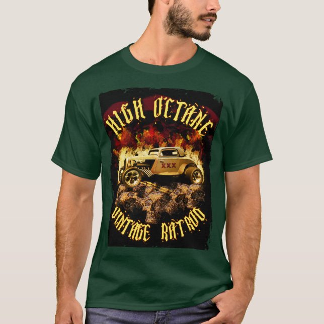 Oldtimer-Hot-Rod T-Shirt (Vorderseite)