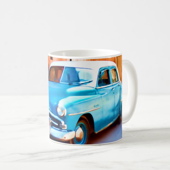 Oldtimer - Kuba Kaffeetasse (VorderseiteRechts)