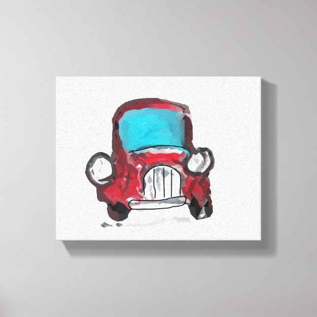 Oldtimer Leinwanddruck (Vorderseite)