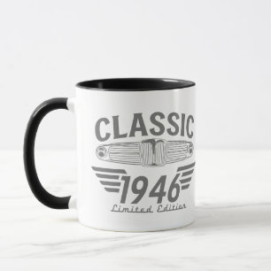 Oldtimer-Liebhaber 1946 Geboren 1946 80. Geburtsta Tasse
