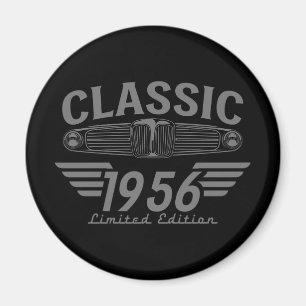 Oldtimer-Liebhaber 1956 Hergestellt 1956 70. Gebur Magnet