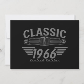 Oldtimer-Liebhaber 1966 Hergestellt in 1966 60. Ge Einladung
