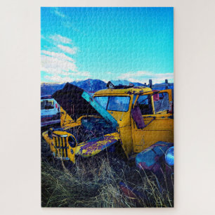 Oldtimer-LKW Puzzle