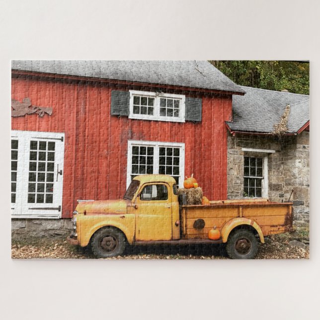Oldtimer-LKW Puzzle (Horizontal)