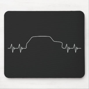 Oldtimer Mini Englischer Klassiker Herzschlag Mousepad