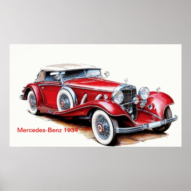 Oldtimer-Plakat Poster (Vorne)