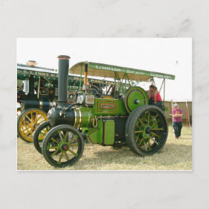Oldtimer-Traktor Postkarte