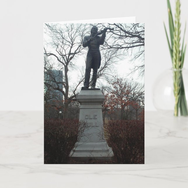 "Ole Bull" Geburtstagskarte Karte (Vorderseite)