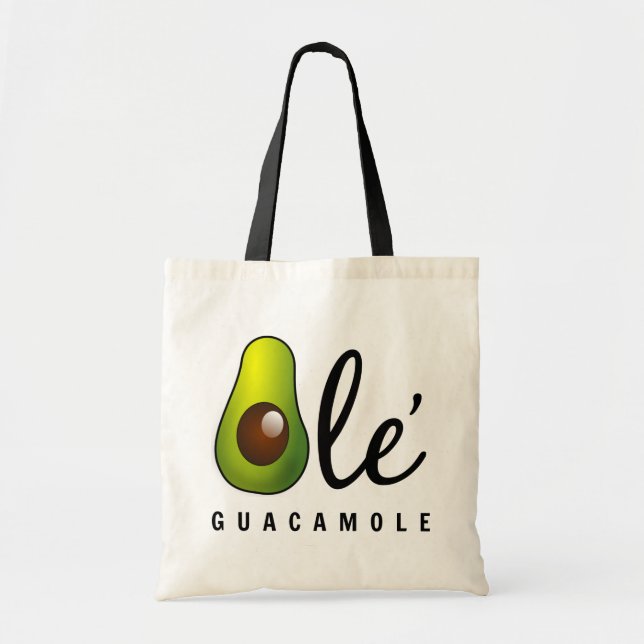 Ole Guacamole Avocado Spaß Tragetasche (Vorne)