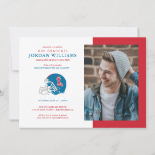 Ole Miss Football Helm   Hellblau Ankündigung