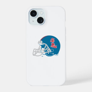 Ole Miss Football Helmet   Light Blue iPhone 15 Hülle