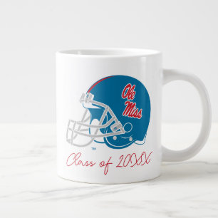 Ole Miss Football Helmet   Light Blue Jumbo-Tasse