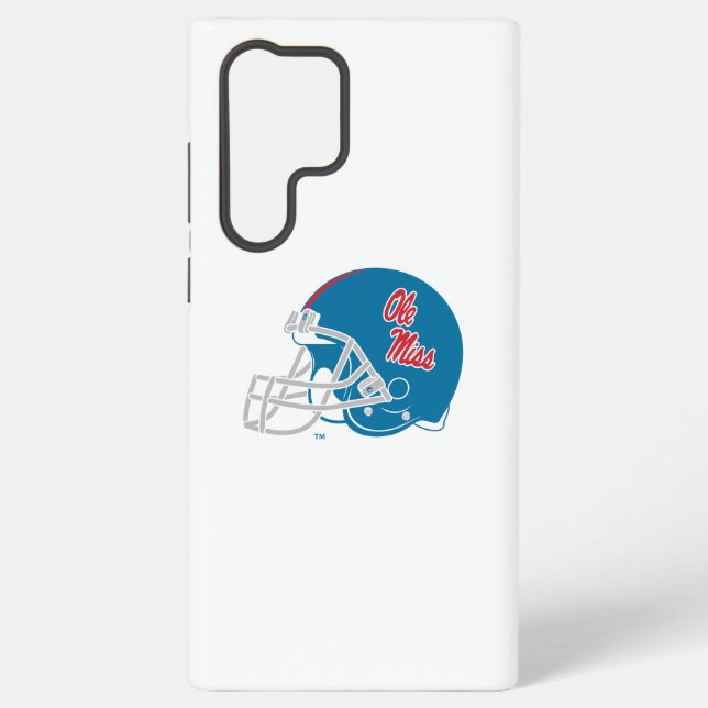Ole Miss Football Helmet | Light Blue Samsung Galaxy Hülle (Rückseite)