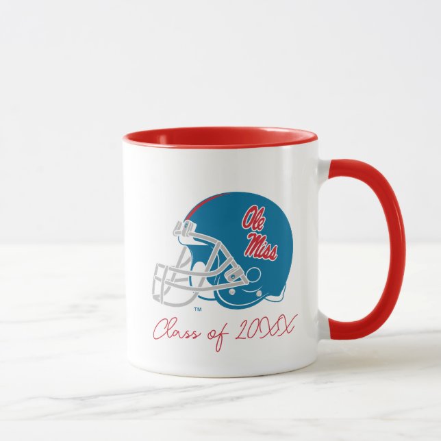 Ole Miss Football Helmet | Light Blue Tasse (Rechts)