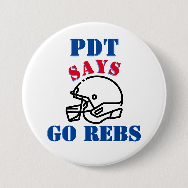 Ole Miss Phi Delta Game Day Button (Vorderseite)