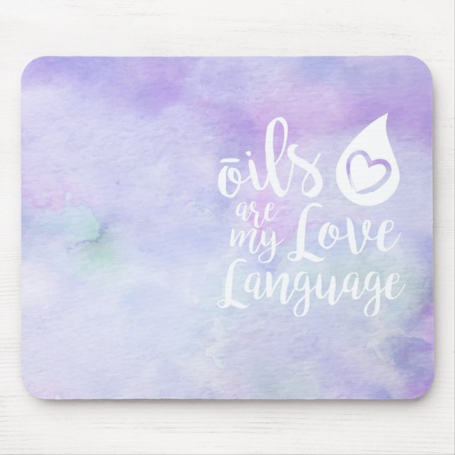 Öle sind meine Liebe-Sprachmausunterlage Mousepad (Vorne)