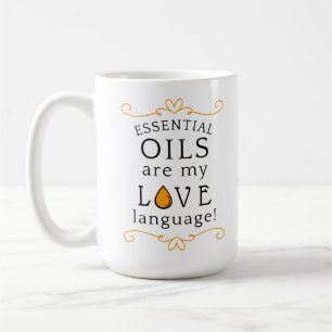 Öle sind meine Liebessprache Kaffeetasse Gelb/Gold