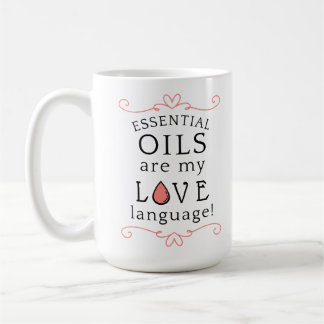 Öle sind meine Liebessprache Tasse Coral/Rosa