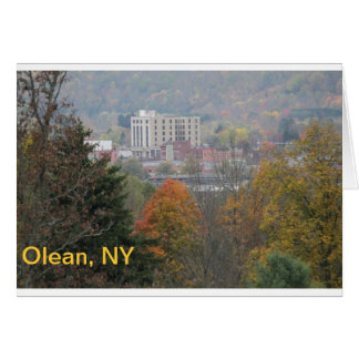 Olean, NY Postkarte