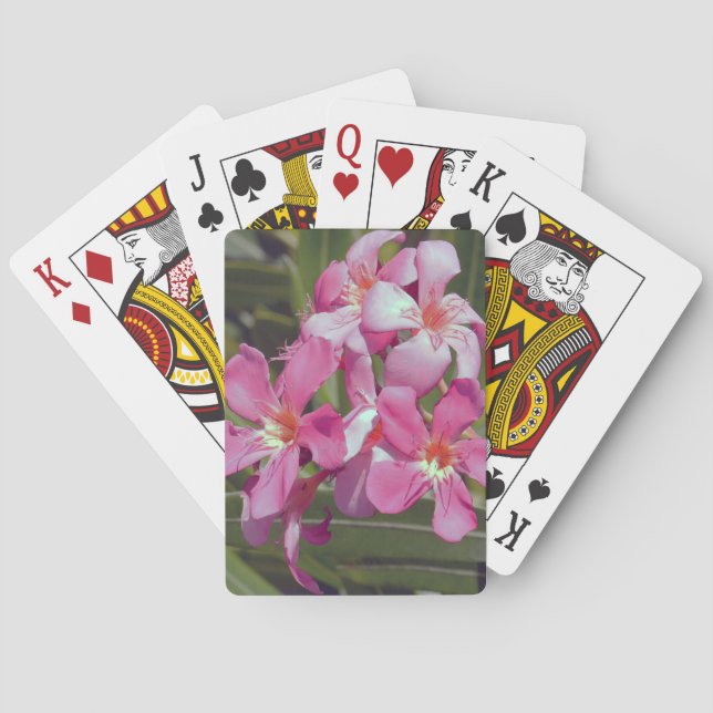 Oleander Blume Playing Cards Spielkarten (Rückseite)