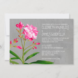 Oleander Hochzeitseinladungen Einladung