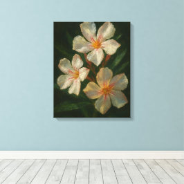 Oleander: Toxische Eleganz Impressionistische Ölma Leinwanddruck