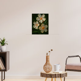 Oleander: Toxische Eleganz Impressionistische Ölma Poster