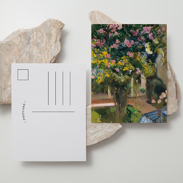 Oleanders | Joaquín Sorolla Postkarte (Von Creator hochgeladen)