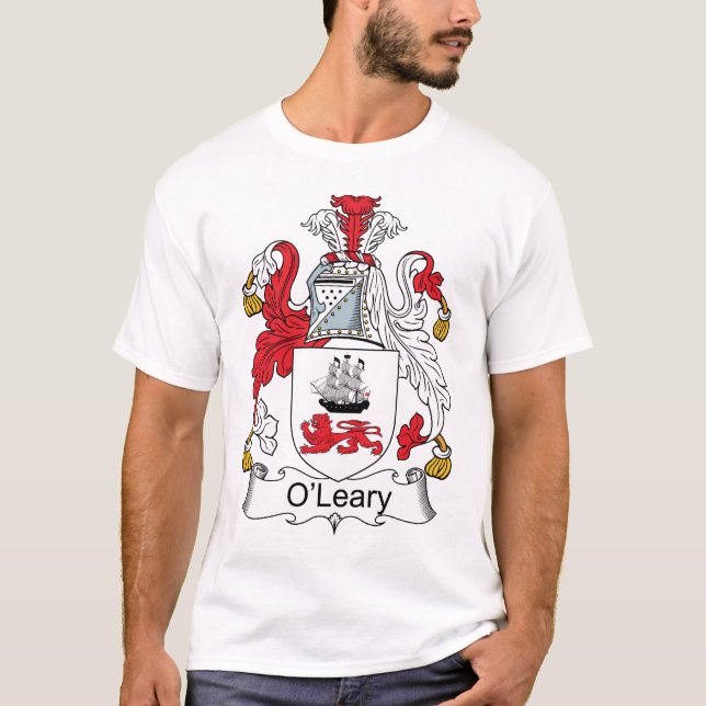 O'Leary-Familienwappen T-Shirt (Vorderseite)