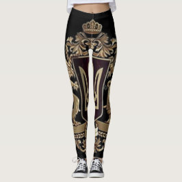 Olena Zelenska Ukraine Wappen Leggings