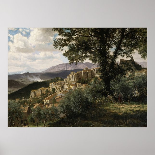Olevano (1856-57) Albert Bierstadt Poster (Vorne)